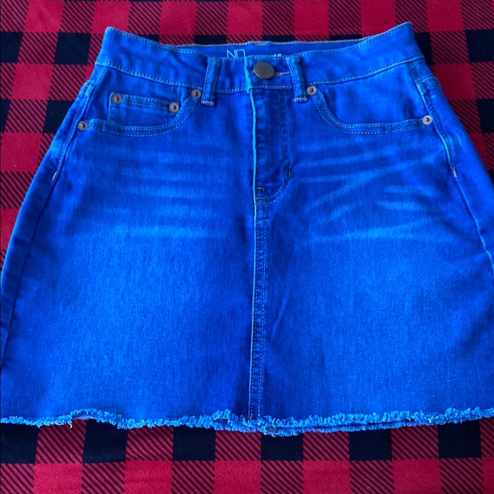 Blue Denim Skirt